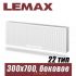 Стальной радиатор Lemax Compact тип 22 300x700 мм