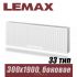 Стальной радиатор Lemax Compact тип 33 300x1900 мм