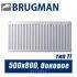 Радиатор Brugman FEK тип 11 500x800, боковое подключение