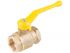 Кран шаровый 1/2' вн.-вн. ручка (ГАЗ) PN1,6 МПа; 11Б27п4, Цветлит(ЦРБ0046)