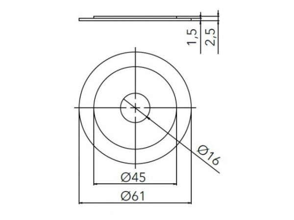Прокладка для выпуска 64мм, AV Engineering