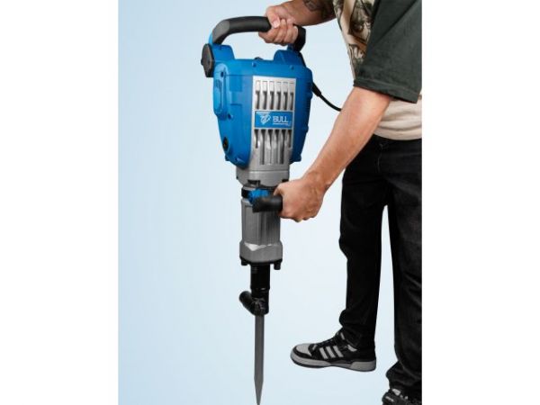 Отбойный молоток BULL SH 1502 1700 Вт, 55 Дж, HEX 30, конст. электр., 1650 уд/мин(плав. пуск, 20 кг)