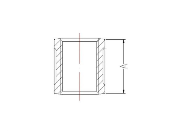 Муфта 2' вн.-вн. чугун оцинк., AV Engineering