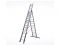 Лестница алюм. 3-х секц. 309/796/328см 3х12 ступ., 23,5кг  NV5230 Новая Высота(макс. нагрузка 150кг)