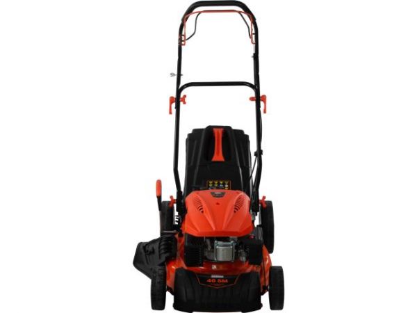 Газонокосилка бензиновая STARTUL GARDEN 46 SM самоходная(5.0 л.с., шир. 46 см, самоходная, мульчир., стальн. корпус, травосборник 60 л)