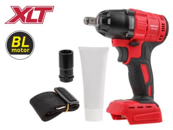Ударный гайковерт WORTEX CWR 0318 в кор. ALL1 XLT SOLO БЕСЩЕТ., 18 В, 310 Н*м, 1/2'(вес 2.0 кг)