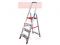 Лестница-стремянка алюм. проф. с широкой ступенью 85 см 4 ступ. 5,2кг NV3117 Новая Высота(макс. нагрузка 225кг)