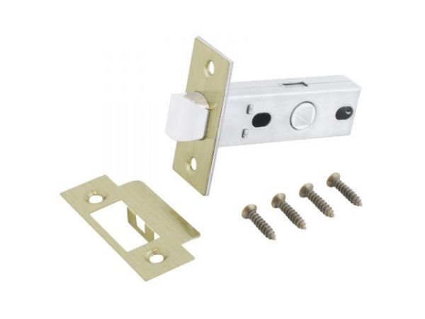 Защелка врезная межк. L45-8 AB ст.бронза 25мм АЛЛЮР