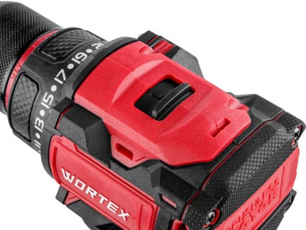 Дрель-шуруповерт WORTEX BD 2025 DLi в чем. ALL1 XLT БЕСЩЕТ, 18 В, 50 Н*м, 2х2 А*ч, БЗП 10 мм(шурупы до 9 мм, защита от перегрузки и перегрева, импульсная функция)