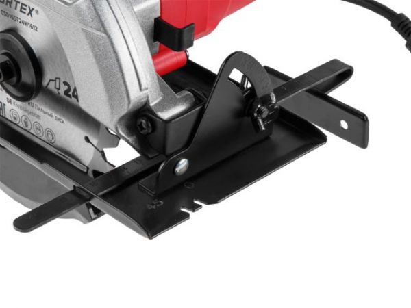 Циркулярная пила WORTEX LX CS 1612-2 в кор. 1200 Вт, 160х20х24Т(Пропил в дереве (90°/45°)  53/34 мм)