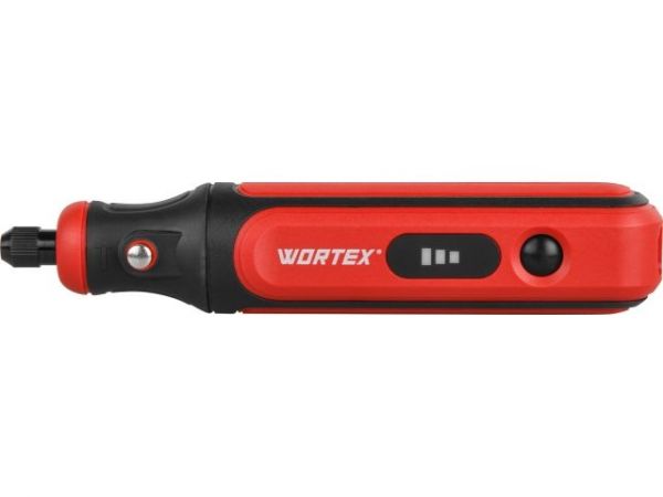 Гравер WORTEX MG 1415 ELi в кор.+ аксессуары(4 В, 1,5 А/ч, 5000 - 18000 об/мин, цанга 3,2 мм + аксессуары 75 шт.)