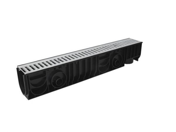 Лоток STANDART 100.175 h179  с решеткой стальной, Ecoteck, РБ(кл. А15)