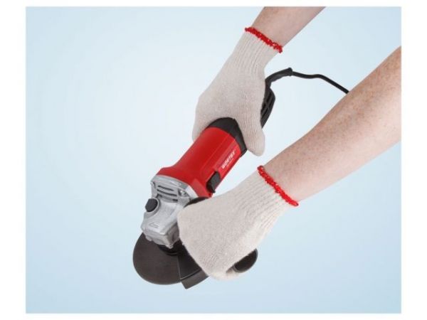 Одноручная углошлифмашина WORTEX AG 1207-5 в кор. 720 Вт, 125 мм, 10 000 об/мин(Пылезащита двигателя и подшипника, 5 отрезных кругов в ПОДАРОК!)