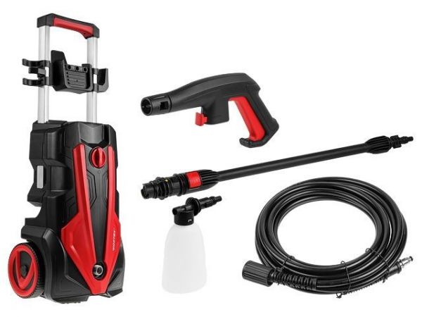 Очиститель высокого давления WORTEX PW 1620 2.20 кВт, 165 бар, 450 л/ч(мойка высокого давления, автомойка, ф-ция самовсасывания, шланг 6 м)