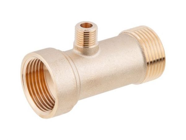 Тройник 1' нар. х 1/4' нар. х 1' вн., AV Engineering (инд. упак.)(для подключения насоса)