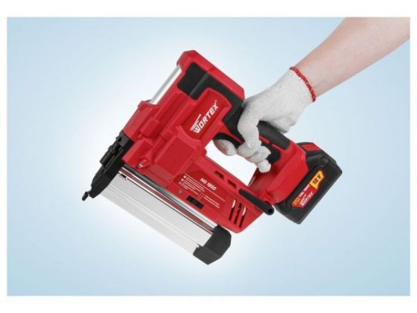 Гвоздезабиватель WORTEX NG 1850 в кор. ALL1 XLT SOLO, 18 В, 15-50 мм, 100 в мин., 100 шт. (тип гвоздей: 18GA)