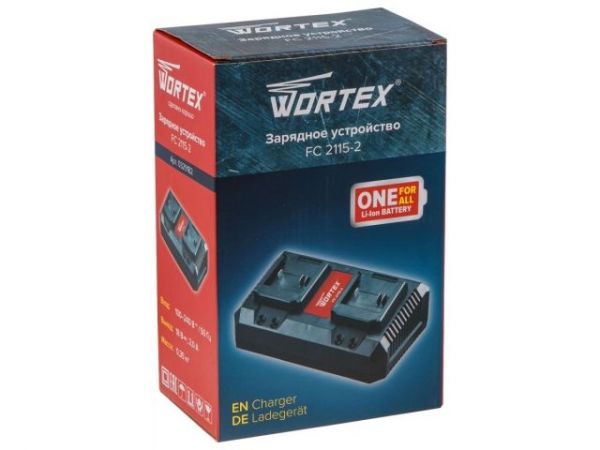 Зарядное устройство WORTEX FC 2115-2 ALL1 XLT 2 слота, 2 А + 2 А(стандартная зарядка)