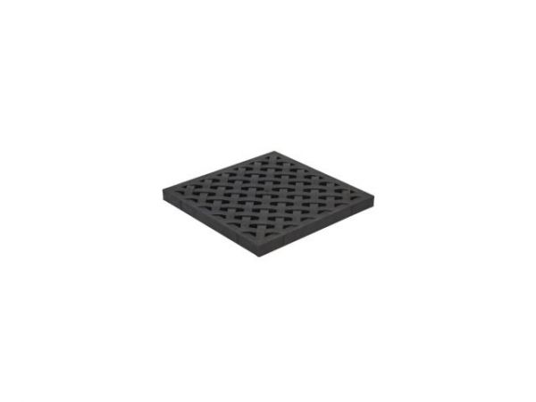 Решетка пластиковая усиленная к дождеприемнику (черный), Ecoteck, РБ