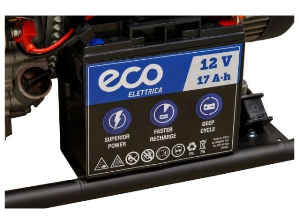 Электростанция (генератор бензиновый) ECO PE-9001E3FP(электростарт, 6,5 кВт, 380/220 В, бак 25.0 л, вес 82 кг)