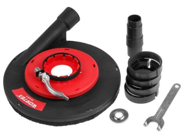 Кожух вытяжной для УШМ DS 230 P WORTEX(Кожух на 230 мм диск, для шлифовки бетона.)