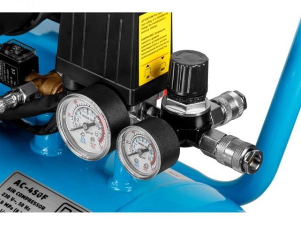 Компрессор DGM AC-450F безмасляный(520 л/мин, 8 атм, коаксиальный, безмасляный, ресив. 50 л, 230 В, 3 кВт)