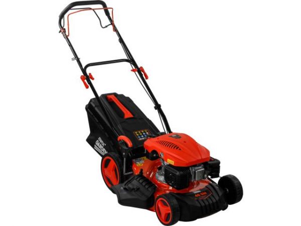 Газонокосилка бензиновая STARTUL GARDEN 46 SM самоходная(5.0 л.с., шир. 46 см, самоходная, мульчир., стальн. корпус, травосборник 60 л)