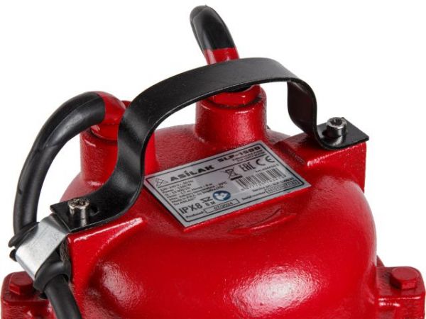 Насос погружной для грязной воды ASILAK SLP-1500(1500 Вт, 15000 л/ч, погружение до 6 м)
