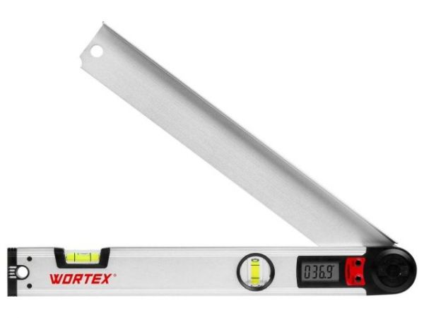 Угломер электронный WORTEX DAM 4100 в кор. +- 0,3°, 410 мм