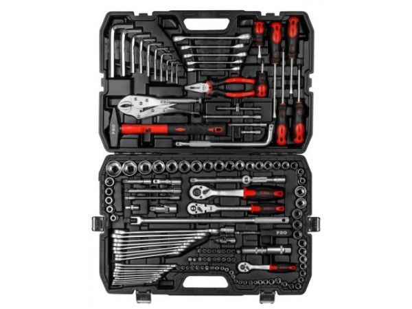 Набор слесарного инстр-та в чем. 142пр. PRO STARTUL STUTTGART (PRO-142S)(6 граней)