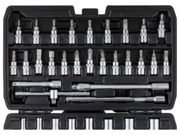 Набор головок и бит 56пр. 1/4' PRO STARTUL STUTTGART (PRO-056S)