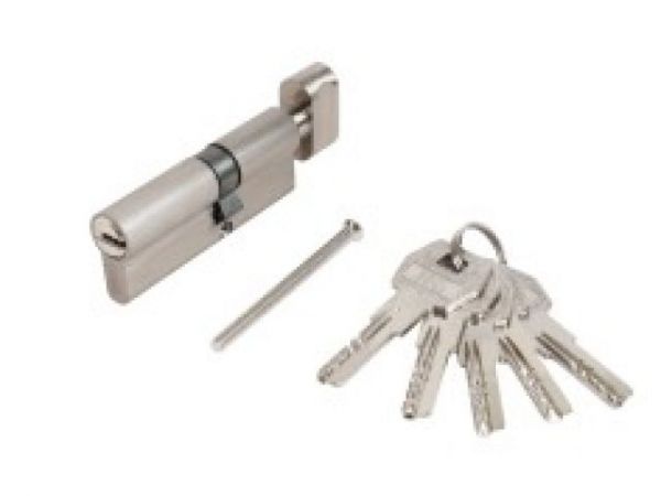 Евроцилиндр Стандарт MAX 80-5K SN мат.никель (45х35В)(перф.ключ/верт. (80,10))