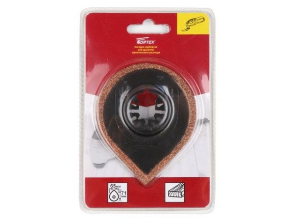 Насадка карбидная для удаления строительного раствора 65х71мм WORTEX(Подходит к WORTEX SM 2830 E, SM 3233 QE и MOLOT MSM 3135, а также Makita, Sturm, Зубр и др.)