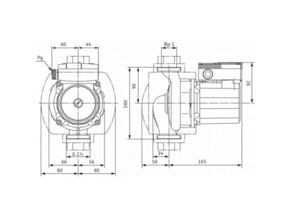 Насос циркуляционный TOP-S25/7 EM PN6/10 WILO