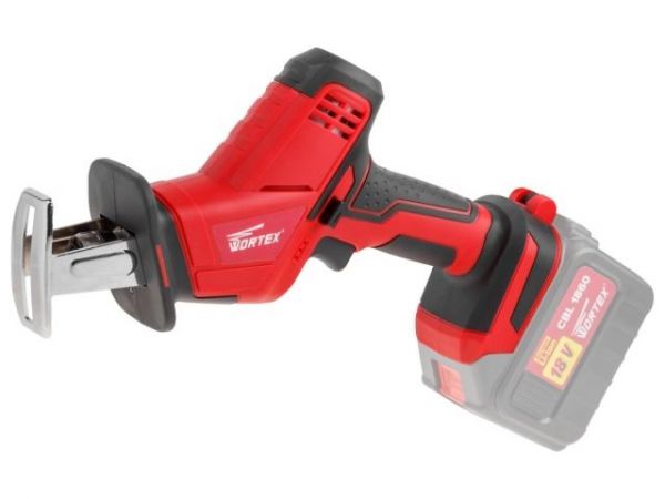 Сабельная пила WORTEX CSR 1018 E в кор. ALL1 XLT SOLO 18В, дер.100 мм(18 В, БЕЗ АКБ И ЗУ, дерево до 100 мм, металл до 6 мм, пластик до 40 мм)