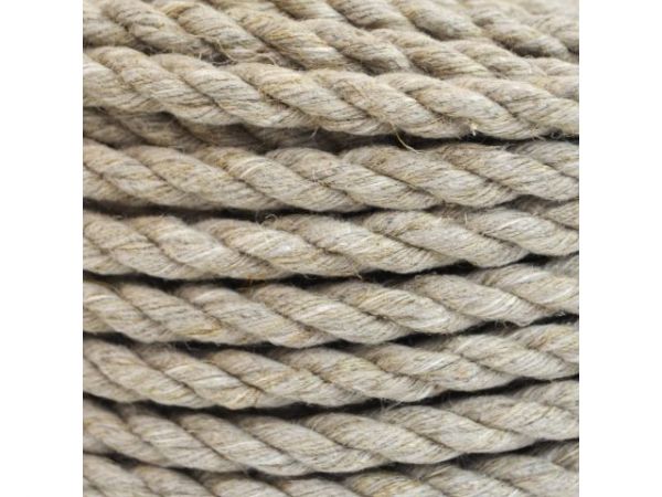 Веревка льняная крученая 6 мм 20 м STARFIX