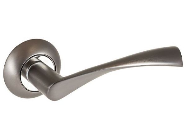 Ручка дверная 'ОСКАР' MBN (1340) графит АЛЛЮР