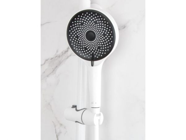 Душевая система (Lt) D35, серия Lotus белый, a-five(На стену, Короткий излив, Троп. душ: вынос 405 мм, диаметр 200 мм.)