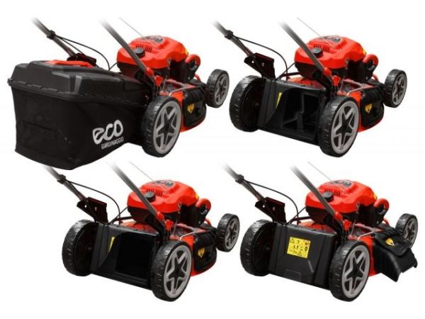 Газонокосилка бензиновая ECO LG-734 самоходная(5.5 л.с., шир. 51 см, самоходная, мульчир., стальн. корпус, травосборник 70 л)