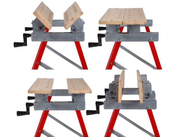 Верстак складной WORTEX WB 1060 в кор. БАМБУК, 605x640x800 мм, регулировка столешницы(нагрузка до 150 кг, масса 5,3 кг)