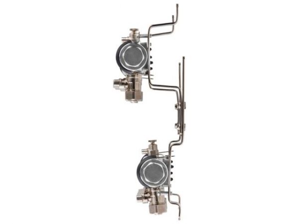 Коллекторная группа AVE134, 8 вых. AV Engineering(Для отопления (радиаторы) и водоснабжения. Не для теплого пола)