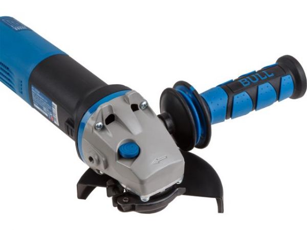 Одноручная углошлифмашина BULL WS 1214 в кор. 125 мм, 1400 Вт, плав. пуск., рег. об, конст. эл. (2600 - 9500 об/мин, подшипники NSK, вес 2,3)