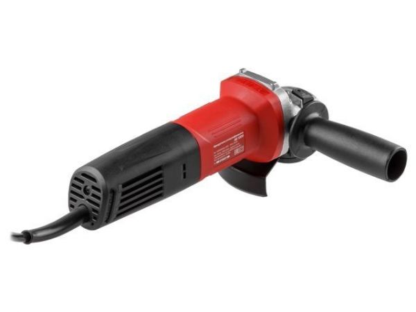 Одноручная углошлифмашина WORTEX AG 1209 в кор. 900 Вт, 125 мм, 11 000 об/мин(Пылезащита, шариковые подшипники, тонкая рукоятка 52 мм)