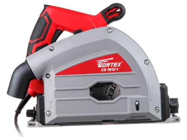 Циркулярная пила погружная с шиной 1,4 м WORTEX CS 1612-1 в кор. 1200 Вт, до 59 мм, 6000 об/мин(погружная, 165х20 мм, 5.2 кг)