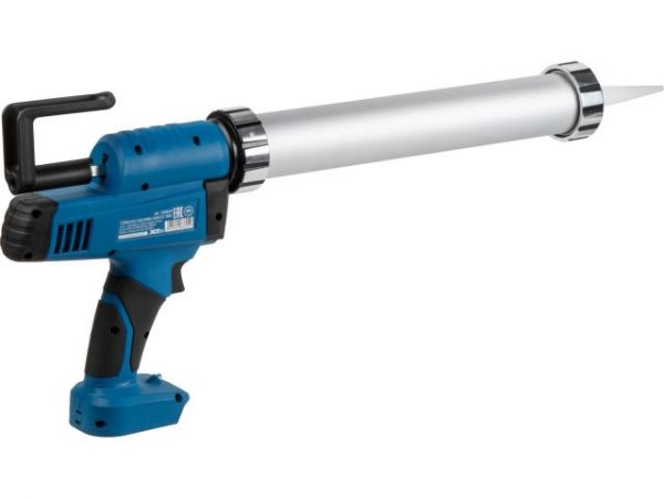 Пистолет для герметика BULL CG 1860 SET(1х4), сумка, 300/600 мл, 2500 Н, 8,3 мм/с, рег. скор. (защита от вытекания, 2 кг, 2 тубы в комплекте)
