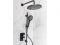 Душевая система (Lt) D35, серия Rose черный + белый, a-five(Встраиваемый, Излива нет, 1000 - 1200 мм.)