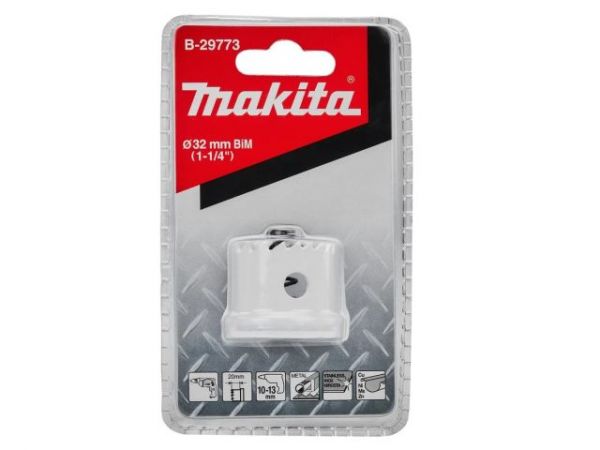Коронка BiM 32x20 мм, для листового металла Makita