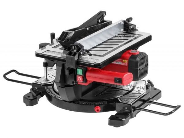 Торцовочная пила комбинированная WORTEX MS 2112 LMB в кор. 1200 Вт, 210 мм, глуб. 55, стол 30 мм(1200 Вт, 210х30.0 мм, глуб. до 55 мм, шир. до 115 мм, лазер, стол 340х220 мм, пропил на столе 30 мм)