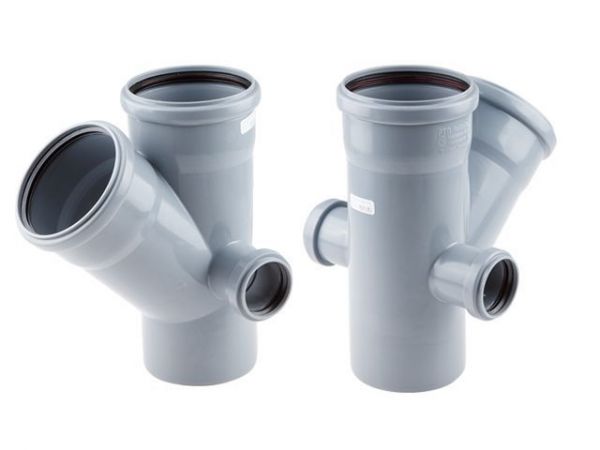 Крестовина двухпл. ВК 110/110х45/50/50 РТП(Для внутренней канализации)