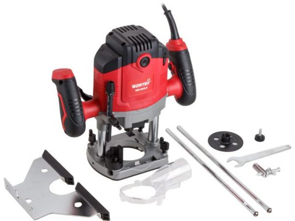 Фрезер вертикальный WORTEX LX MM 5513 E в кор. + аксессуары 1300 Вт, цанга 8 мм, 12000-30000 об/мин(Рабочий ход фрезы: 55 мм;)