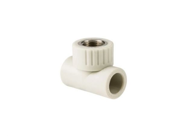 Тройник ПП комб. вн. 25х3/4', сер. РТП